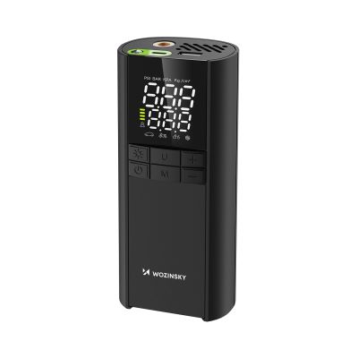 7. Kompresor Wozinsky WPEP-8000 pompka elektryczna powerbank 8000mAh latarka - czarny