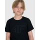 3. T-shirt regular z nadrukiem chłopięcy 4F 4FJRMM00TTSHM3255-20S