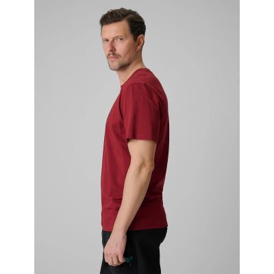 5. T-shirt regular z nadrukiem męski 4F 4FRSS26TTSHM3989-10S