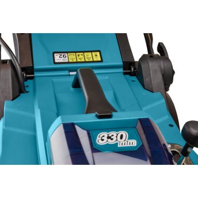 27. Makita DLM330RT kosiarka Kosiarka do trawnika typu push Bateria Czarny, Niebieski