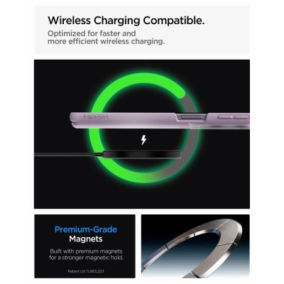 12. Etui Spigen AirSkin Zero MagFit na Samsung Galaxy Z Fold 8 - jasnofioletowy matowy