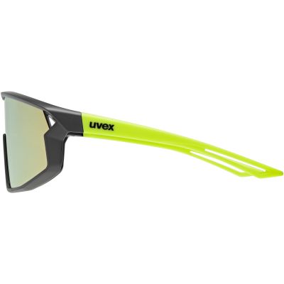 3. Okulary dla dzieci Uvex Skyryse JR - black/yellow matt/mir.yellow