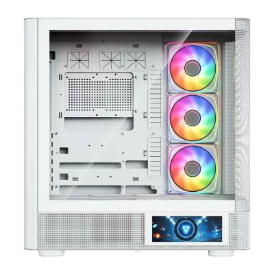 14. MODECOM OBUDOWA VOLCANO AQ 400 ARGB MIDI BIAŁA