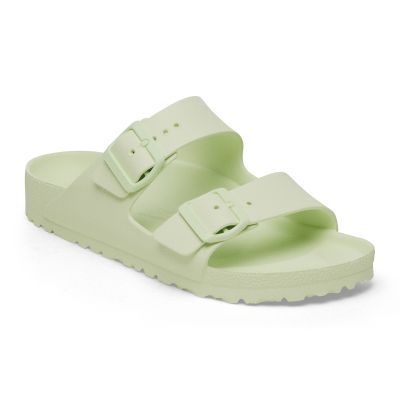 10. Klapki męskie Birkenstock Arizona Essentials EVA Regular Faded Lime na szeroką stopę piankowe (1024571)