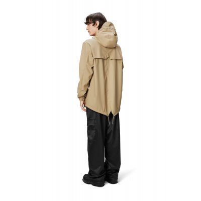 5. Kurtka, płaszcz przeciwdeszczowy Rains  unisex Fishtail Jacket W3 18010 24 SAND