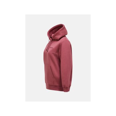3. Bluza damska PEAK PERFORMANCE W Original Small Logo Hood kolor czerwony