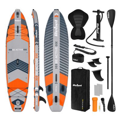 7. Deska SUP REBEL ACTIVE PRO RBA-4518 - pomarańczowa