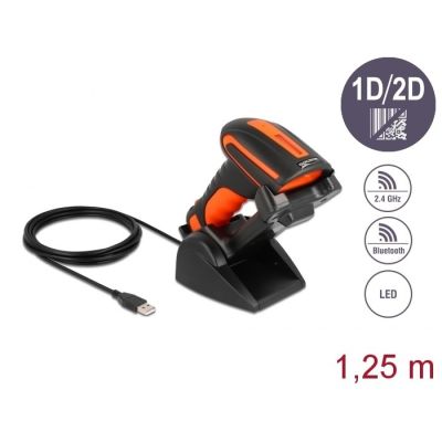 7. Skaner kodów kreskowych Delock Industrie Barcode Scanner