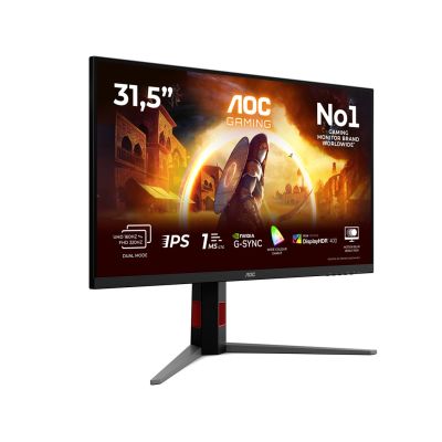 2. AOC G4 U32G4U monitor komputerowy 80 cm (31.5") 3840 x 2160 px 4K Ultra HD Czarny, Czerwony
