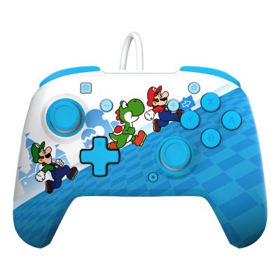 6. PDP Rematch: Mario Escape Wielobarwny USB Gamepad Analogowa/Cyfrowa Nintendo Switch, Nintendo Switch Lite, Nintendo Switch OLED
