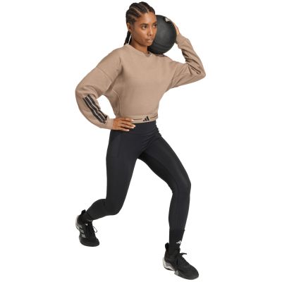 6. Bluza damska adidas Hyperglam beżowa KQ5197