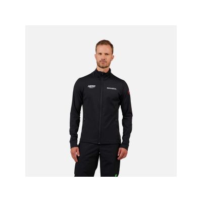 Bluza męska męska ROSSIGNOL Hero Mid Layer Stretch Jkt czarna