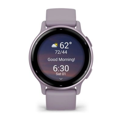 20. Zegarek Garmin Vivoactive 5 42mm Fioletowy