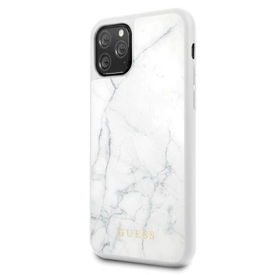 2. Etui Guess Marble na iPhone 11 Pro - białe