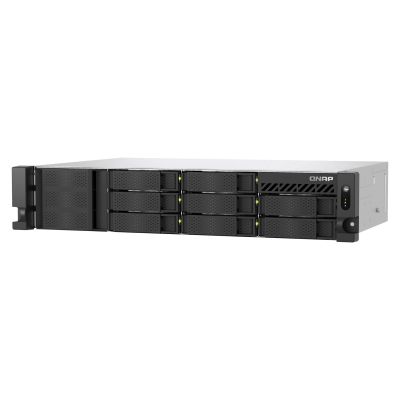 10. Qnap TS-855eU-8G, 2U, 8 x 2.5"/3.5" SATA, Intel Atom C5125 8C/8T, 8 GB SODIMM DDR4 (max. 64GB ), 2 x 2.5GbE, Single PSU