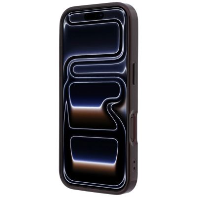 5. Etui BMW M IML Frosted Metal Logo & Trims MagSafe na iPhone 17 Pro Max / 18 Pro Max - bordowe