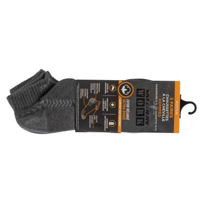 2. Skechers 3pk Terry Train Work Socks S102684-GRY Szare 41-46