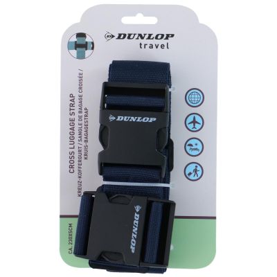 4. UNIWERSALNY PAS ZABEZPIECZAJĄCY DO BAGAŻU 230x5CM ZESTAW 2 SZT DUNLOP GRANAT