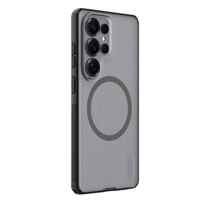 5. Etui Nillkin Super Frosted Shield Pro Magnetic kompatybilne z MagSafe na Samsung Galaxy S26 Ultra - półprzezroczysto-czarne