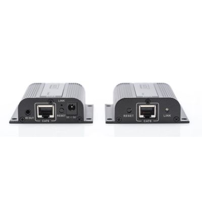 5. DIGITUS EXTENDER HDMI DO 50M CAT.6/7 UTP, 1080P 60HZ FHD, HDCP 1.2, IR, AUDIO(ZESTAW) DS-55100-1