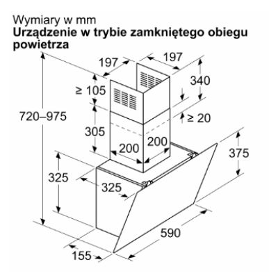 6. Okap BOSCH DWK65DK20