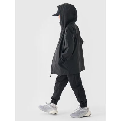 3. Kurtka przejściowa przeciwdeszczowa z gumową powłoką dziecięca 4F Junior 4FJWSS24TJACU217-20S