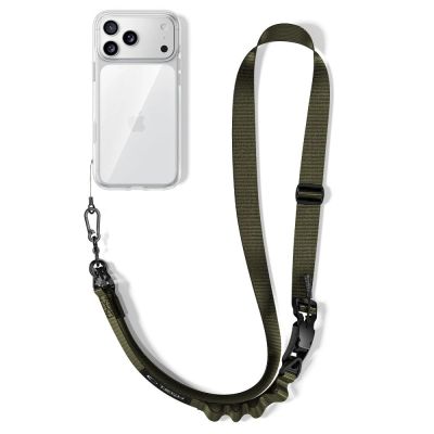 4. Smycz do telefonu Tech-Protect C9S Rope Crossbody - zielona