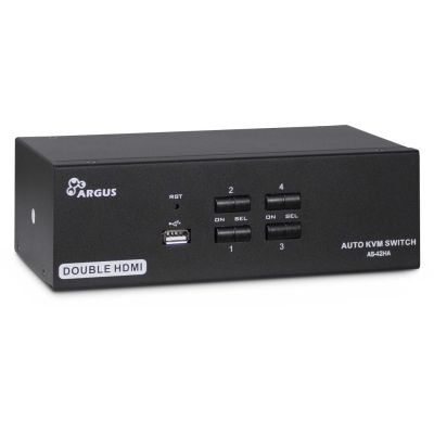 5. Inter-Tech AS-42HA HDMI przełącznik KVM Czarny