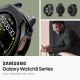 8. Etui Spigen Liquid Air na Samsung Galaxy Watch 8 40 mm - czarny mat