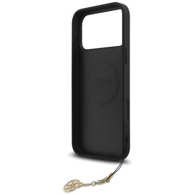 6. Etui Guess 4G Charms Collection MagSafe na iPhone 17 Pro Max - czarne
