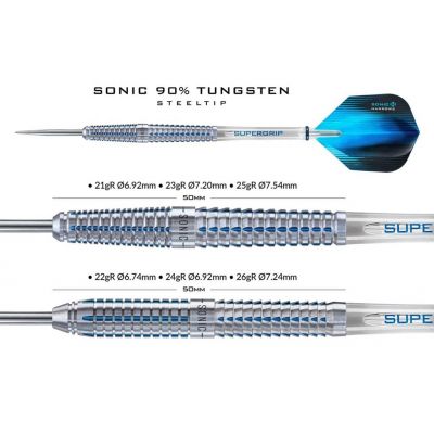 10. Rzutki Harrows Sonic 90% Steeltip HS-TNK-000013298