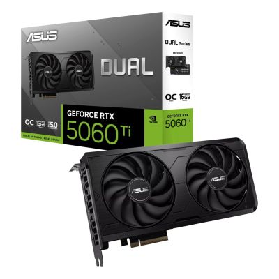 7. Karta graf. ASUS DUAL RTX 5060 TI 16GB OC EVO - BULK