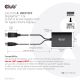 4. CLUB3D CAC-1010-A adapter kablowy 0,6 m DisplayPort DVI-D + USB Czarny