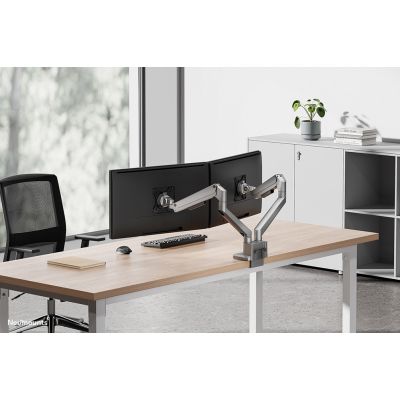 21. Neomounts DS70-250SL2 uchwyt / stojak do monitorów 81,3 cm (32") Biurko Srebrny