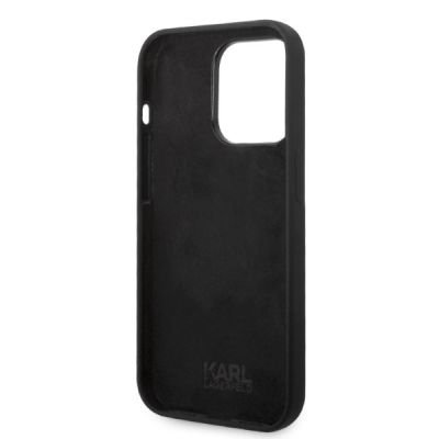 7. Etui Karl Lagerfeld Silicone Choupette na iPhone 14 Pro Max - czarne