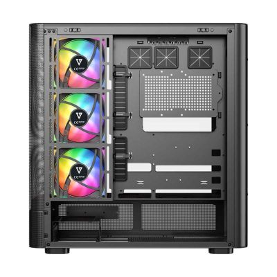 5. MODECOM OBUDOWA VOLCANO AQ 300 ARGB MIDI CZARNA