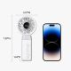 9. Mini wentylator Jisulife Handheld Fan Life7 3600mAh przenośny wiatraczek USB - szary