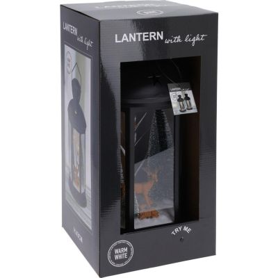 6. LATARNIA DEKORACYJNA LED 43CM RENIFERY