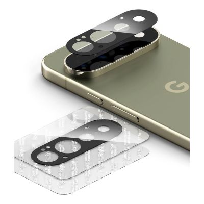 3. Osłona aparatu Ringke Tempered Glass Camera Full Cover 2-Pack na Google Pixel 11 Pro - czarna