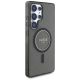 4. Etui Guess Glitter Circle Classic Logo MagSafe do Samsung Galaxy S25 Ultra czarny