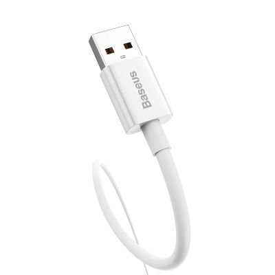 2. Kabel Baseus Superior Series 100W USB-A - USB-C 0,25m - biały