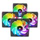 5. TACENS MARS MF-SI4KIT FANS 120 ARGB x4 BK- wentylatory+hub+pilot (TACMARS-MFSI4KIT)