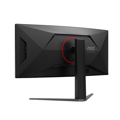 17. AOC G4 CU34G4ZCA monitor komputerowy 86,4 cm (34") 3440 x 1440 px Wide Quad HD Czarny, Czerwony