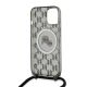 6. Etui Karl Lagerfeld IML Crossbody Monogram Karl & Choupette Head MagSafe na iPhone 15 / 14 / 13 - czarne