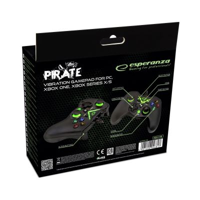 2. ESPERANZA GAMEPAD PC/XBOX ONE/XBOX SERIES X/S USB PIRATE EGG114K