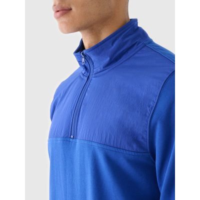 2. Bluza dresowa nierozpinana bez kaptura męska 4F 4FRSS24TSWSM2035-36S