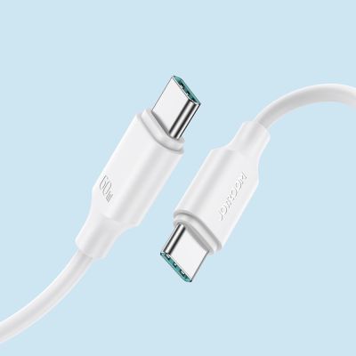 4. Kabel Joyroom Long-Lasting Series A9 USB-C / USB-C PD QC 60W 3A 1m - biały