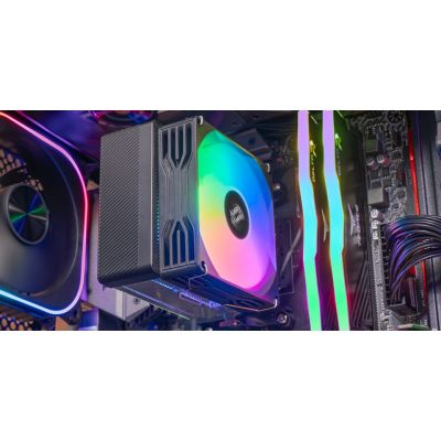 7. TACENS MARS MCPU-X3 90 PWM 190W TDP BK- chłodzenie CPU