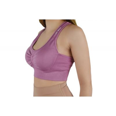 2. Biustonosz GymHero Miami Cute Bra W BASIC-MAUVE