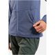 Bluza bez kaptura rozpinana Odlo Mid layer full zip GRID FLEECE niebieska